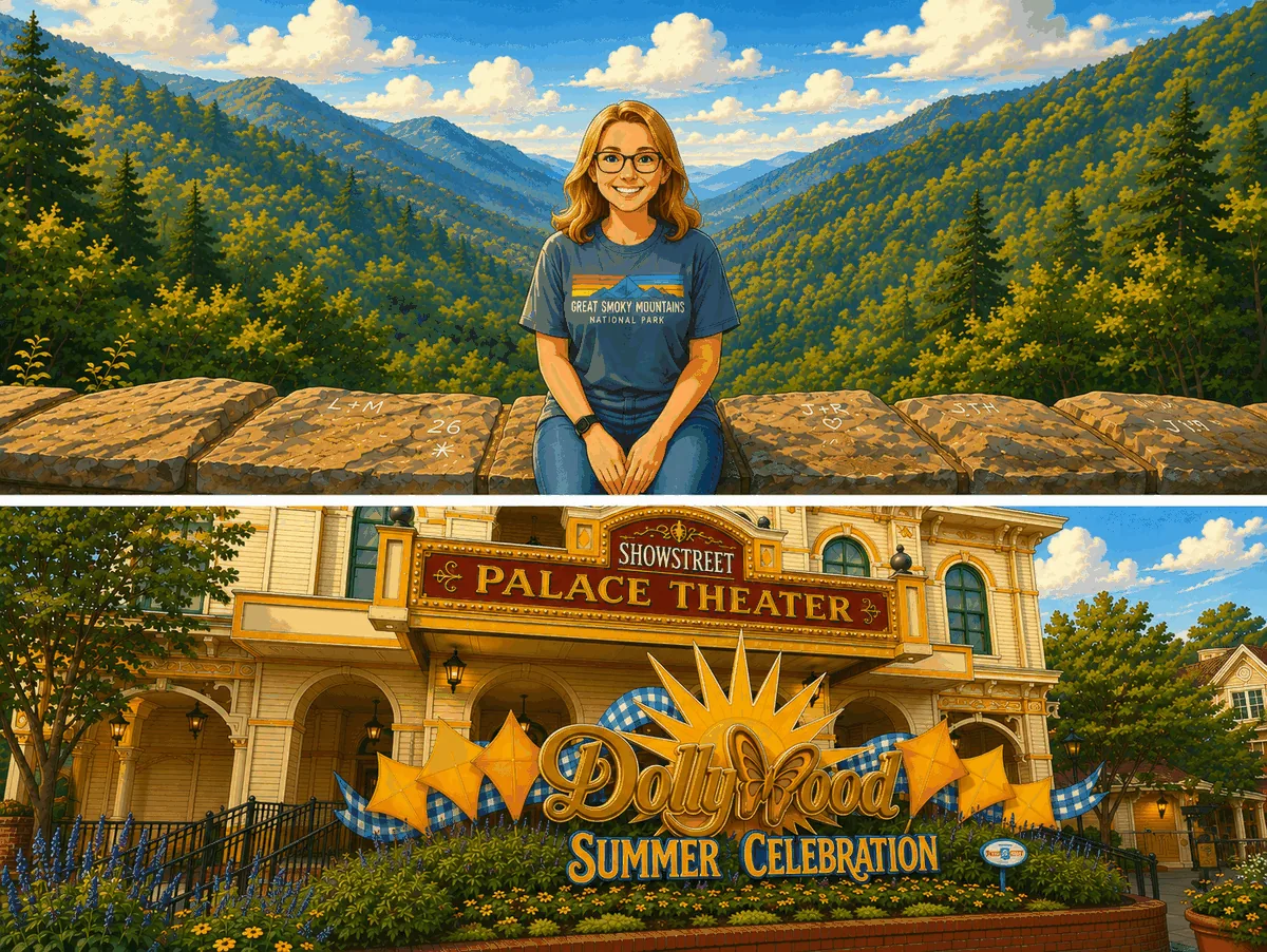 Skye in the Smoky Mountains and Dollywood