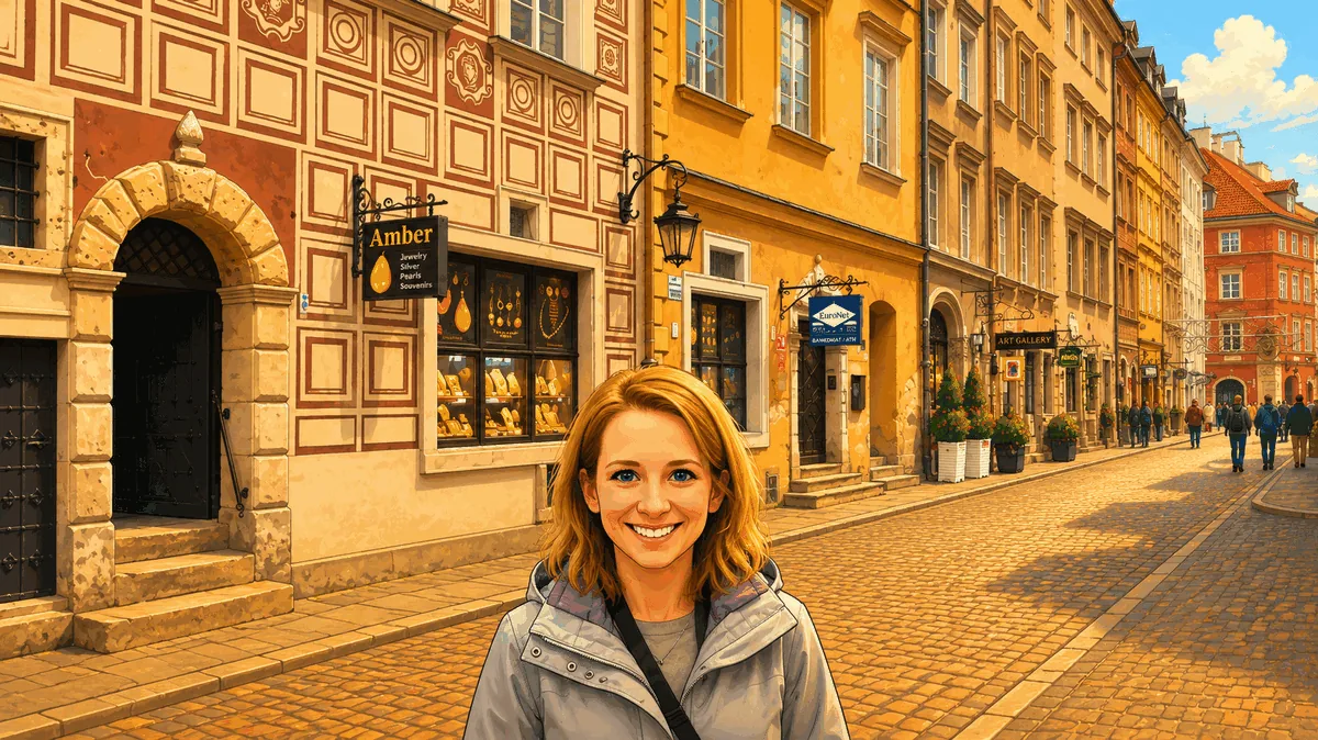 Skye in Warsaw's Old Town